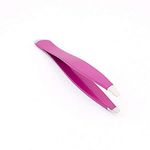 Alis Beauty Stainless Steel Eyebrow Tweezer Plucker Pink Color | Precision for Facial Hair Plucker, Eyelash, Brow Shaping,