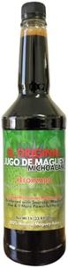 Maguey Juice - Jugo De Maguey ReforzadoWith Graviola Soursop, Moronel, Cancerina, Aloe - Michoacano Tarasco 1 lt (33.3Fl Oz) Asado (Reinforced)