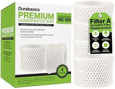 4 Pack of Premium Humidifier Filters | Compatible with Honeywell Humidifier Filter HAC-504, HAC-504AW & Honeywell Filter A | Replacement for Honeywell Filter HCM 350 & Other Cool Mist Humidifiers