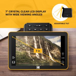 Kodak 7" Slide and Film Scanner – High-Resolution Photo Digitizer