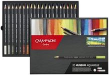 Caran D'Ache Museum Aquarelle Landscape Pencils - Assorted Colours (Pack of 20)
