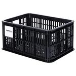 Basil B.V. Unisex - Adult Crate Bicycle Box, Black, 40.4 x 29.8 x 20.2 cm