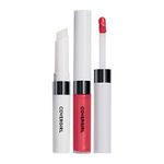 COVERGIRL Outlast All-Day Lip Color Custom Coral .13 Fl Oz (4.2 ml) (Packaging may vary), 2 Count