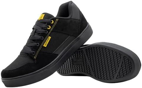 Tommaso Comodo MTB Shoes for Mens Mountain Bikes with Flat Pedals, Cycling Shoes for Gravel, Trek & Road Bikes— Mens Bicycle Footware for Road & Mountain Biking—Black—Size 9US—42EU