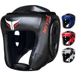 Mytra Fusion AD Head Guard Boxing Headgear MMA Head Guard Martial Arts headgear for Protection & Training (Black, S/M)