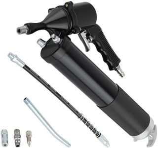 maXpeedingrods Pneumatic Grease Gun, 6000PSI Air Operated Grease Gun, Automatic Continuous Cycle Heavy Duty Air Compressor Grease Gun with 14 oz Load