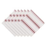 DII Napkin Set, Cotton, Barn Red, 20x20