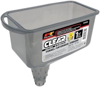 Performance Tool W4055 Clear View Easy Hold Funnel 2 Pint - Hands-Free Oil Changes, Secure Fit, Easy Monitoring