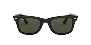 Ray-Ban Men-Women Wayfarer Sunglasses Black Frame Green Lens Medium