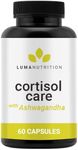 Luma Nutrition Cortisol Supplement - Ashwagandha Supplement + L-Theanine - Cortisol Reducer/Manager - 60 Capsules