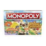 Hasbro Monopoly Animal Crossing New Horizons Edition Board Game for Kids Ages 8 and Up, Fun Game to Play for 2-4 Players, English and French Version