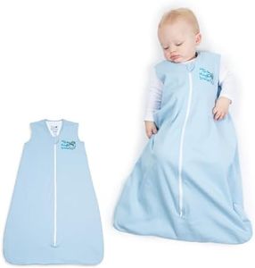 Baby Merlin's Magic Dream Sleep Sack - 100% Cotton Baby Wearable Blanket Sleep Suit - Magic Merlin Sleepsuit - Baby Sleep Suit - Baby Sleep Sack 6-12 Months - Baby Merlin Sleepsuit 6-12 Months (Blue)