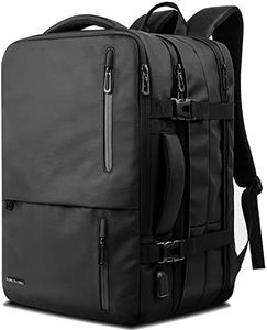 KINGSLONG 17 Inch Outdoor Laptop Backpack for Mens Travel Gaming Motorcycle Work Backpack Waterproof, Black-ⅱ, Large, Travel Backpacks