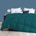 Day Care - 400 GSM Hotel Quality-Down Alternative Microfiber Comforter for Heavy Winter King Size Comforter/Blanket/Rajai (92" x 106" Inches/233cm x 269cm) - Comforter King Size|Teal