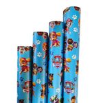 PRETTY UR PARTY Paw Friends Gift Wrapping Paper Sheets (19 x 28 inches) for Kids, Boys, Girls, Elegant Disney theme Gift Wrap Paper for Birthday, Holidays – Pack of 6 sheets