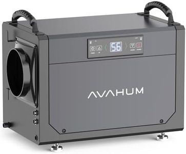 120 Pint Crawl Space Dehumidifier Commercial Energy Star Efficient Certified Dehumidifier for Basement,Whole House with Drain Hose,Large Capacity, Water Damage Unit,Portable, Auto Defrost