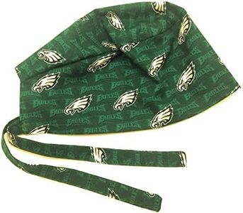 Scrub Hat Summer Sports Teams Ball Fun Fabric Cap Do-Rag Skull Green