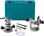 Makita RF1101KIT2 2-1/4 HP* Router Kit, with Plunge Base