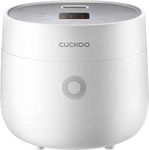 CUCKOO CR-0375FW | 3-Cup (Uncooked) Micom Rice Cooker | 10 Menu Options: Oatmeal, Brown Rice & More, Touch-Screen, Nonstick Inner Pot | White (CR-0375FW)