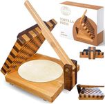 Buxetty® large Wooden Tortilla Pres