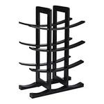 Prosumer's Choice Wine Rack - Stylish Bamboo Wine Holder for 12 Bottles - Durable Wine Storage for Home and Bar Décor - Storage Solution for Wine Racks Countertop, Cabinet or Pantry - Black