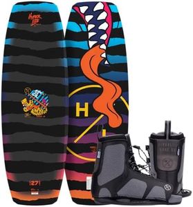 Hyperlite Murray Jr. Kids Wakeboard Package, 127cm w/ Remix Kids Bindings, Sizes K12-2