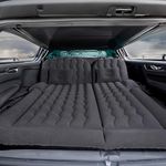 amazon basics SUV Car Inflatable Bed | 2 Air Pillow & Air Pump | Car Sleeping Bed for Kids | Car Back Seat Bed | Quick Inflatable Bed | Car Bed for Trip, Camping, Picnic, Pool & Beach Pack of 1 Black
