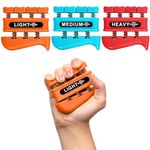 DICYWUDI Grip Strength Trainer, Finger Strength Trainer for Grip Strength Training for Fingers, Wrists, and Hands for Home, Office, Gym, Climbing, Athletes, Musicians, and Therapy