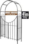 Arched Top Garden Arbor with Gate w