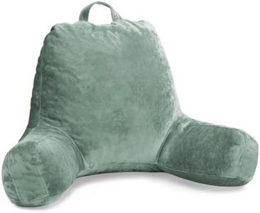 Sasttie Standard Reading Pillow Back Pillow for Sitting in Bed，Memory Foam Chair Pillow，Bed Rest Pillows,Sage Green