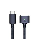 SlimQ 140W PD3.1 USB-C Cable Compatible with Mag3 for MacBook Air MacBook Pro 2022 2023 (blue, 2m/ 6.5ft)