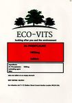 ECO-VITS DL-PHENYLALANINE DLPA (1000mg) 60 TABS Biodegradable Packaging. Sealed Pouch