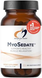 Designs for Health MyoSedate - Magnesium, Valerian Root, Passion Flower + Lemon Balm - Promotes Healthy Muscle Relaxation + Calm Support - Non-GMO Herb + Mineral Supplement (120 Capsules)