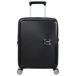 AMERICAN TOURISTER Soundbox - Spinner 55/20 Expandable Hand Luggage, 55 cm, 35.5 liters, Black (Bass Black)