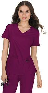 koi Basics 374 Women's Katie Scrub Top Wine S