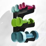 meollo | Weight Rack | 3 Levels | 100% Steel | Made in Europe | Dumbbell Rack | Home Gym Equipment | Fitness Equipment | Weight Storage Racks | Dumbell Rack | Home Gym Accessories