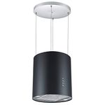 Cookology Ceiling Wire Hung Island Cooker Hood Extractor Fan (Black)