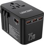 LENCENT 75W Universal Travel Adapte