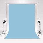 Kate Baby Blue Studio Backdrop Photography 1.8x2.7m/6x9ft Sky Blue Solid Color Classic Background Chroma-key Photo Booth Color Wedding Backdrop Skin Friendly Magazine Advertising Shooting Accessories