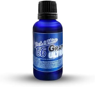 Wash&Shine 66 Graphene Ceramic Coating UV Nanotrace – High Gloss Hydrophobic Paint Protection for Cars, Motorcycles, Trucks, RVs, Boats – Easy DIY Application UV Nanotrace Technology 1fl oz