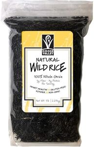 Goose Valley Natural Wild Rice - Family Reserve 5 lbs - Variety of Jumbo High Fiber and High Protein Whole Grain Rice for Healthy Heart