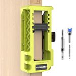 Green Door Hinge Jig, Door Hinge Router Template, Door Hinge Mortiser, Hinge Installation Kit Fits 3” to 5” Length and 1/4” or 5/8” Thickness.【Only Work on The Door not The jamb】