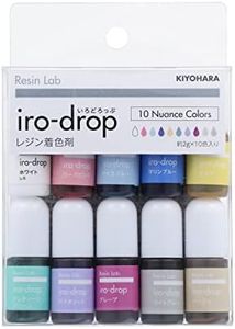 Kiyohara Resin Lab RLID10S-2 IRO-Drop Resin Dye, Set of 10, Nuance Color