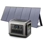 ALLPOWERS R1500 Solar Generator 1152Wh with SP037 Solar Panel, 1800W Portable Power Station with 400W Solar Panel Kit,15ms UPS, LiFePO4 Battery Backup for Outdoor Camping RV Travel Power Outage