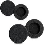 Plantronics Headset Ear Cushions Replacement Foam Ear Pads for Plantronics HW251N HW261N HW510 HW520 Blackwire C320 3210 3220 3320 Jabra PRO 920 Biz 1500 GN2000 Headphones (4 Pack)