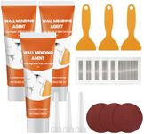 Drywall Repair Kit, Wall Mending Agent with Scraper, Wall Mending Agent Large Hole Drywall Patch, Wall Surface Hole Fill Quick and Easy Solution, Plaster Wall Repair (3 Pcs)