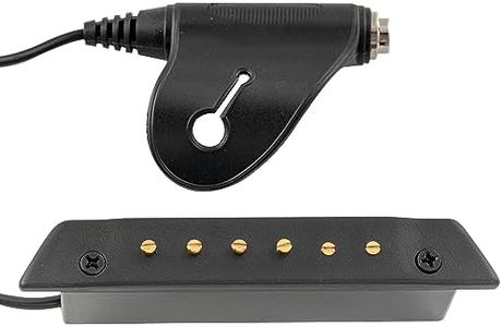 Artec MSP100-OSJ Neodymium Single Coil Soundhole Pickup 6K with OSJ Jack for Acoustic Guitar