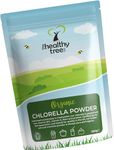 Organic Chlorella Powder by TheHealthyTree Company for Juices and Smoothies - High in B12, Protein and Iron - UK Certified Broken/Cracked Cell Wall Pure Vegan Chlorella Vulgaris (500g)