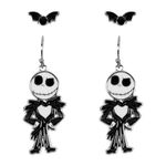 Disney Nightmare Before Christmas Black & White Earring Set SH00625RL