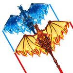 Simxkai Dragon Kite for Kids Ages 8-12,Kite for Adults, Easy to Fly Kite for Beginners,Large Single Line Kite for Beach Trip